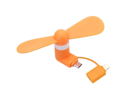 Mini Ventilador SLOWMOOSE Portátil para Smartphones (Naranja)