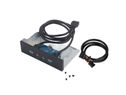 Panel Frontal Flexible Usb3.0 Audio De 3.5 Pulgadas Con 2 Interfaces De Micrófono Y Audio