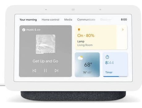 Altavoz Inteligente GOOGLE Nest Hub 2ª generación (Google Assistant)
