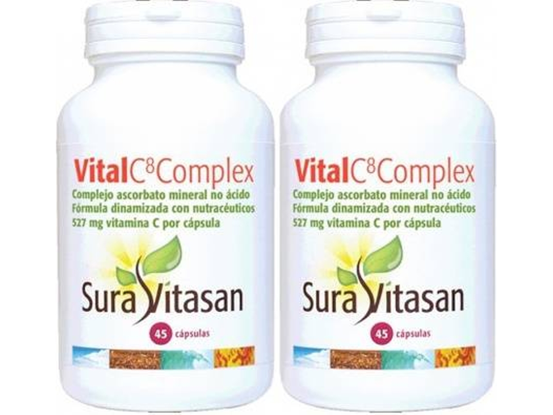 Complemento Alimentar SURA VITASAN Vital C (45 comprimidos + 45 grátis)