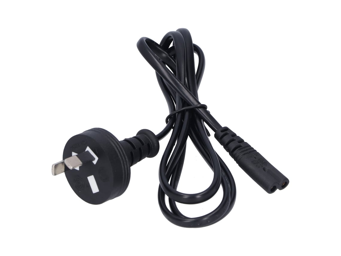 Cable De Alimentación De 1,2 M Para Electrodomésticos, 2,5 A, Iec-320-c7, Cobre + Pvc, 0,75 Mm²