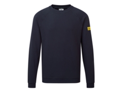 Sudadera antiestática con protección ESD y confort / Verde bosque / S Portwest
