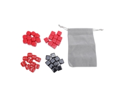 Juego De 40 Dados Clásicos De 6 Caras Y 16 Mm Con Bolsa De Almacenamiento Para Juegos Y Educación.