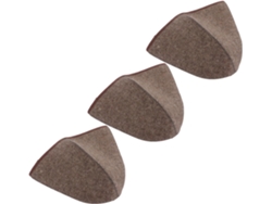 Lot De 3 Bonnets De Sauna En Feutre De Laine Épais Cuelloleur Brun Foncé Taille Unique Sombreros Isol...