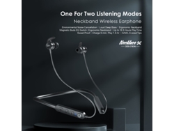 Auriculares Deportivos Intrauditivos Oraimo Oeb-e78dn Con Collar Inalámbrico Bt5.0 - Negro