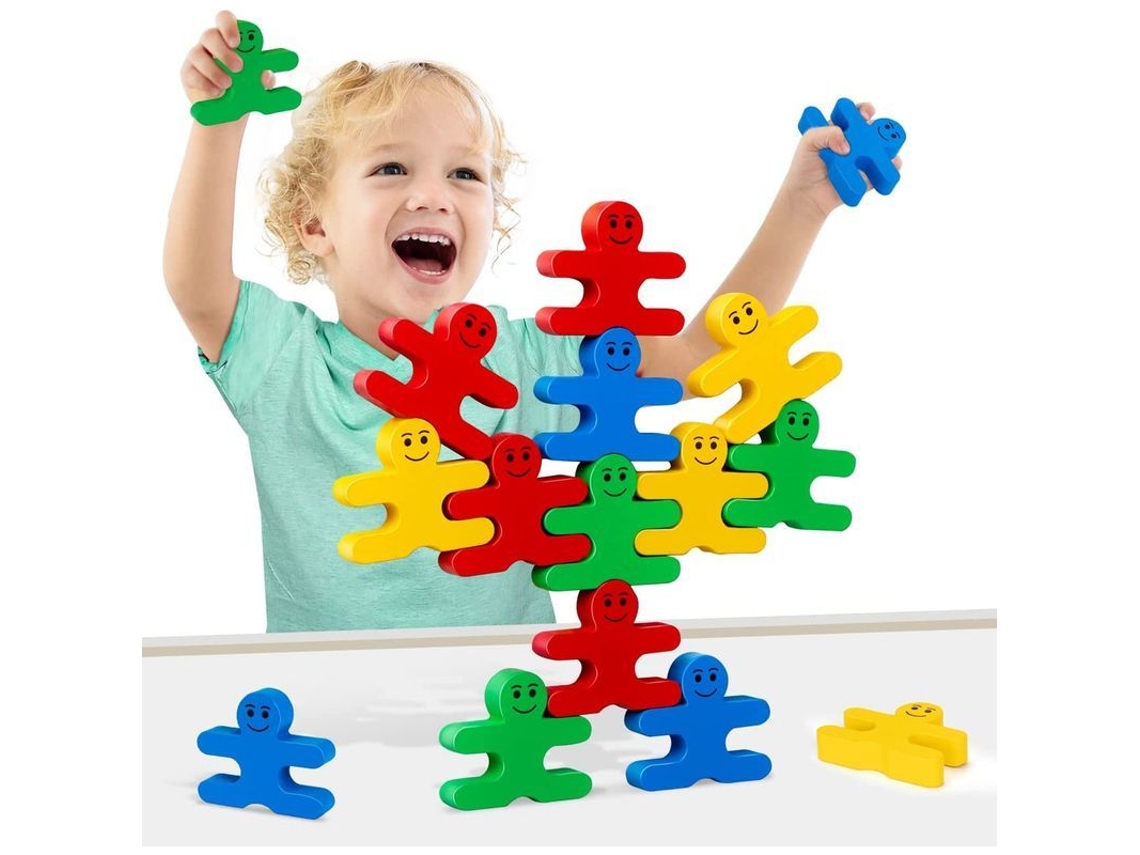 Bloques De Construcción De Madera Para Bebés: El Mejor Regalo Para Desarrollar La Motricidad Fina.