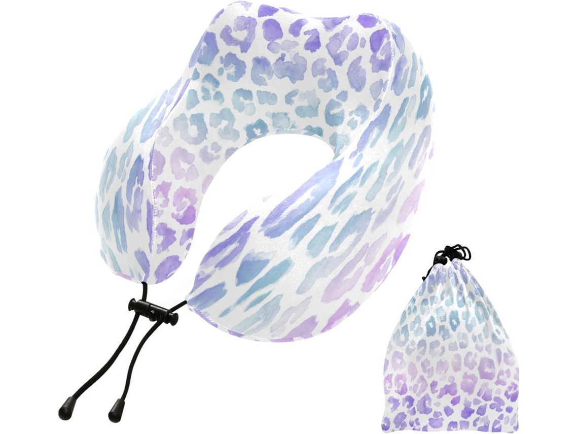 Almohada Viaje Espuma Viscoelástica Poliéster Viscoelástica. Fácilmente Soporte Fácil