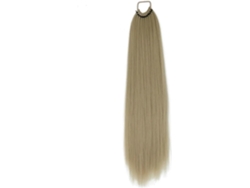 Postizos Para Moño, Extensiones De Cabello Sintético Largo Y Liso En Coleta Con Banda