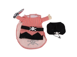2026altiro-traje De Pirata Para Mascotas Con Sombrero Disfraz Divertido Set De Disfraces Para Perros Y Gatos Talla Xl