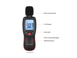 Sonómetro Digital Lcd De 30-130 Db Con Función De Máximo/mínimo, Portátil Para Medición De Ruido.