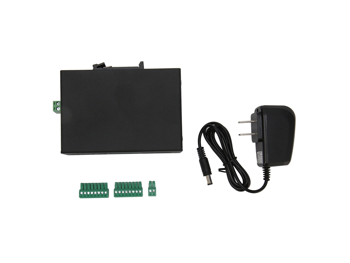Conversor De 8 Puertos Rs232 Rs485 Rs422 A Fibra Modem Óptico Bidireccional Con Enchufe Eu