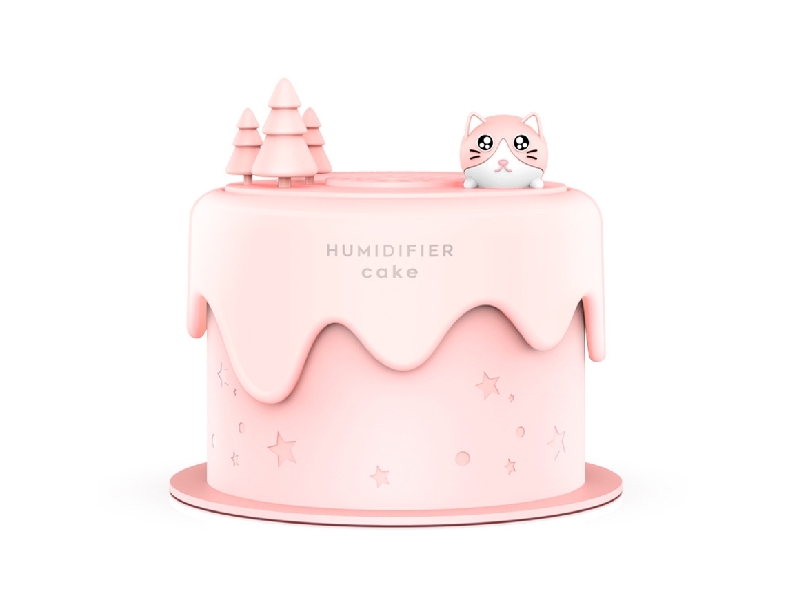Humidificador de pastel de gato, silencioso para oficina en casa