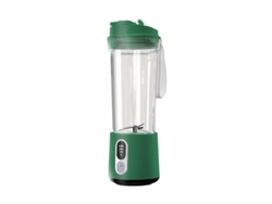 Licuadora Digitallab portátil con carga tipo C, de grado alimenticio, 500 ml (verde)