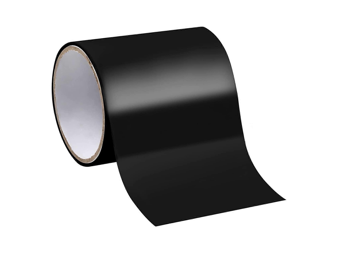 Omni-cinta De Reparación Impermeable 10cm X 1.5m Para Tuberías Piscinas Cubos Superficies Planas No Elástica Negra