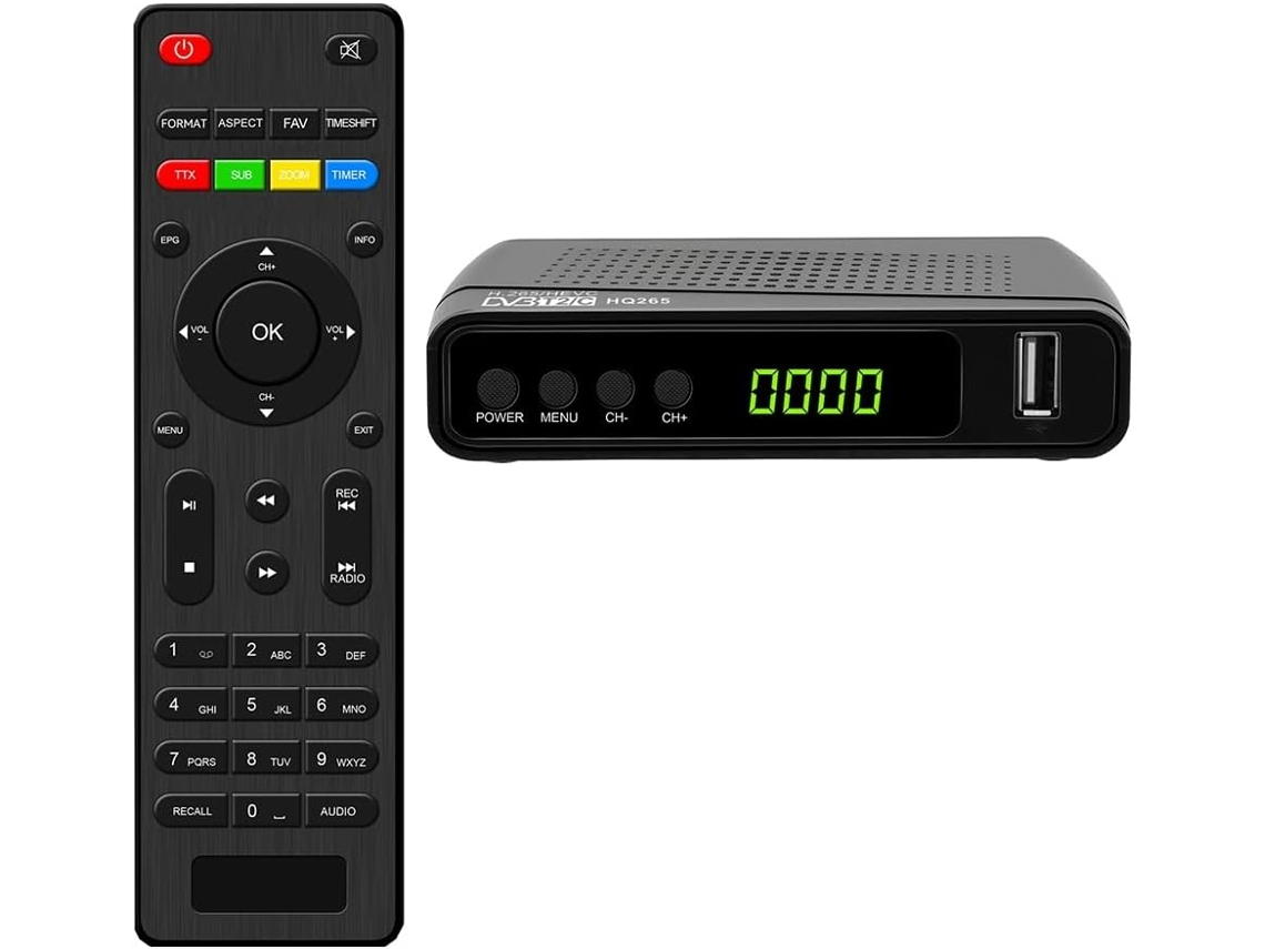 Decodificador Digital Terrestre Dvb-t2 265 Europeo, Mini Receptor Decodificador