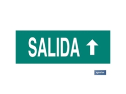 Señal luminiscente 400x100mm. señal salida arriba