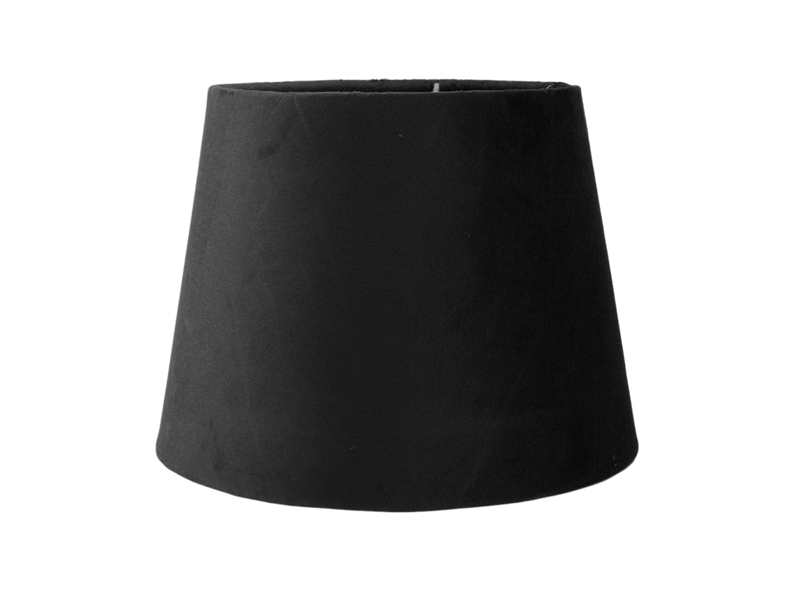 2026-abat-jour De Tela Pequeño Para Lámpara De Mesa Piso E27 E14 Cono Artesanal Negro