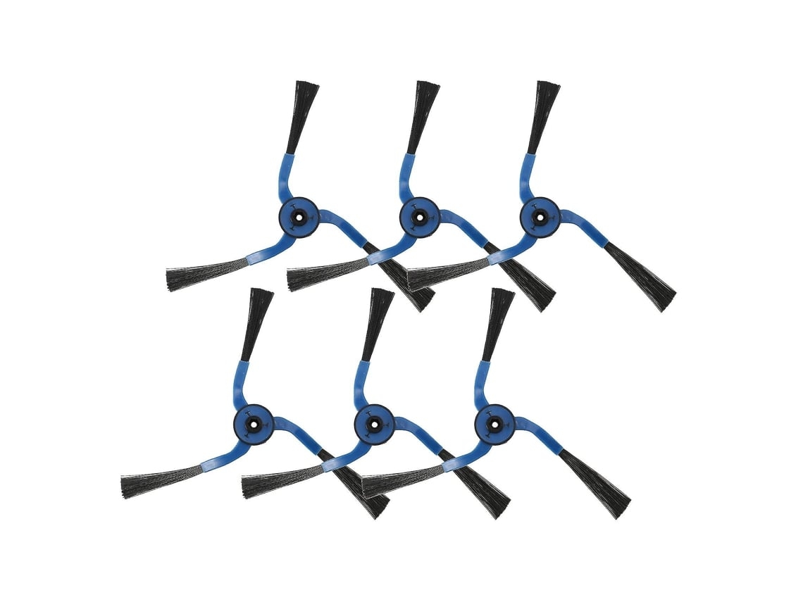 Kit de 3 pares de cepillos laterales ELORY para el robot Samsung Navibot Vc rm96w Vc rm72vr