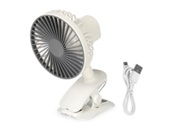 Mini ventilador sin aspas con carga USB, portátil, forma de conejo