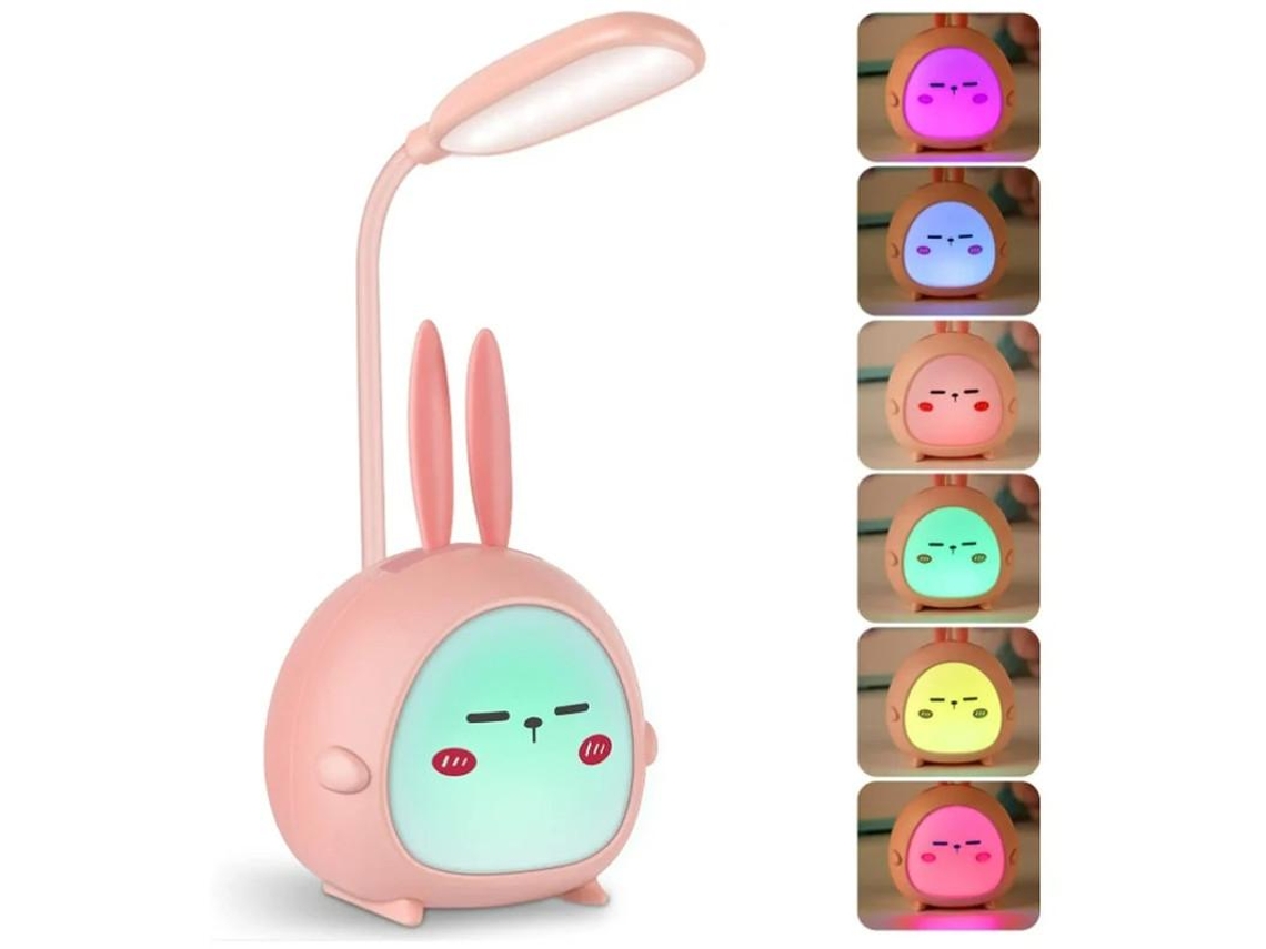 Lámpara De Mesa Led Lámpara De Lectura Plegable Lámpara De Mesa Bonita Para Niños Niños O Niñas Navidad Rosa Yizhood