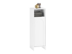 Sobuy Bzr161-w Mueble Para Ropa Sucia Con 1 Cesto Y 1 Estante Abierto