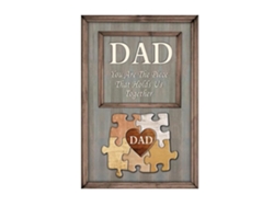 Rompecabezas de madera para armar: un divertido regalo decorativo para el Día del Padre.