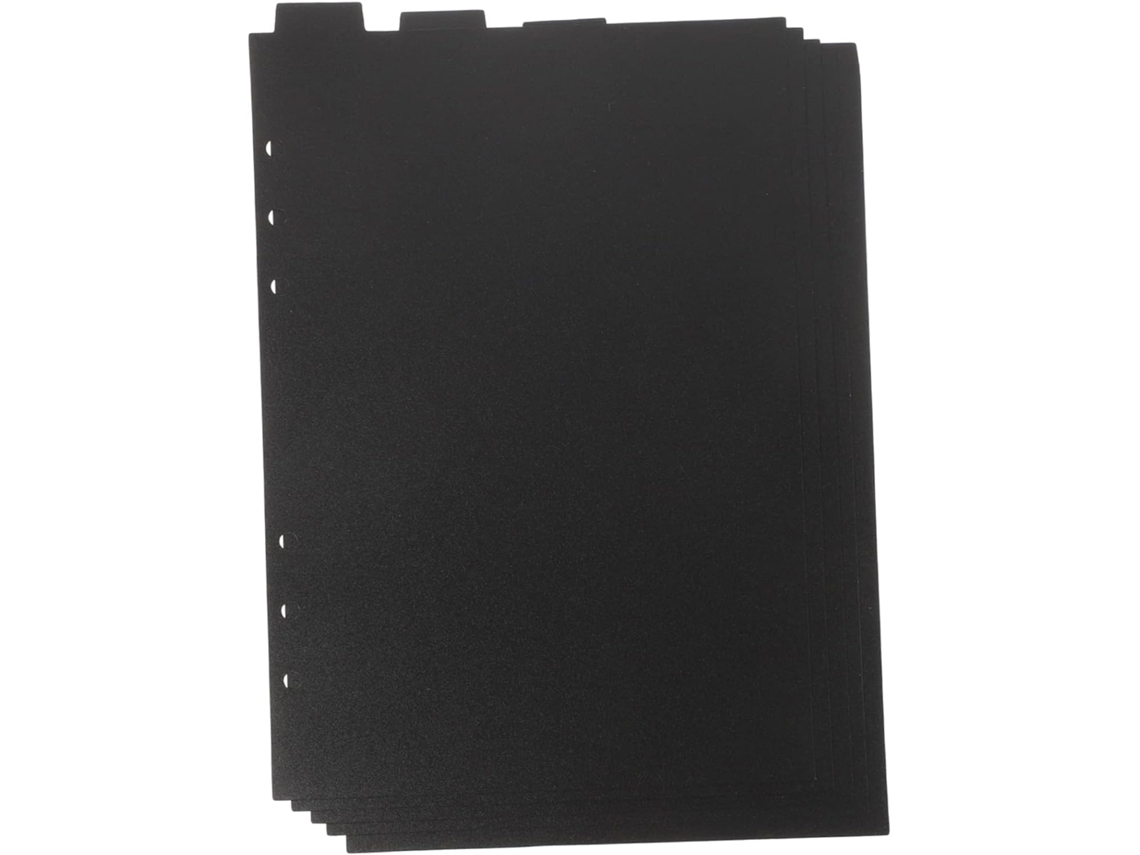Separadores De Carpetas Con 5 Piezas, Pestañas Superiores Y Separadores De Páginas.