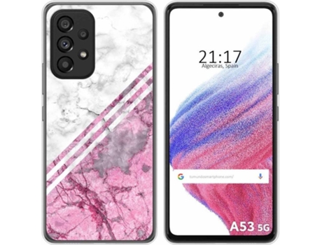 Carcasa para Samsung Galaxy A53 5G TUMUNDOSMARTPHONE Dibujos Mármol 03 Multicolor