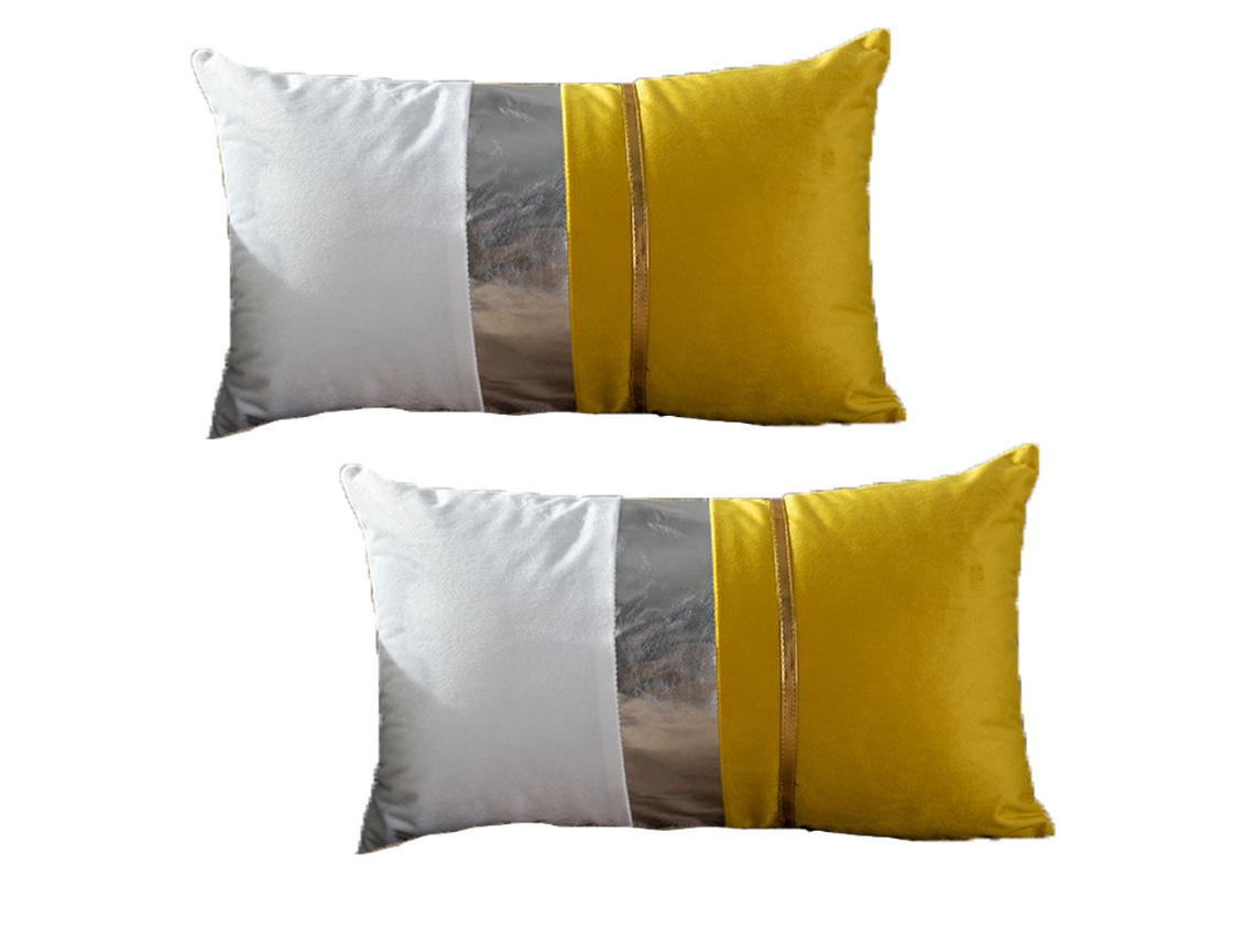 2 Fundas De Almohada De Bronceado Para El Hogar, Terciopelo Suave Y Cálido