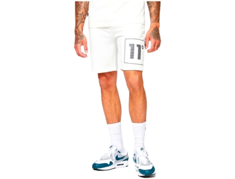 Pantalones de Hombre 11 DEGREES Corto Clothing Box Blanco (S)