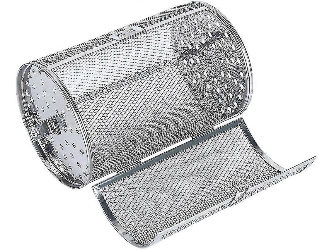 Omni-canasta Rotatoria Rotisserie En Forma De Rollito Para Horno Eléctrico Universal De Acero Inoxidable