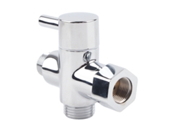 Válvula Desviadora De 3 Vías Para Ducha De Mano, Separador De Agua Fijo, Accesorios De Baño De 3/8".