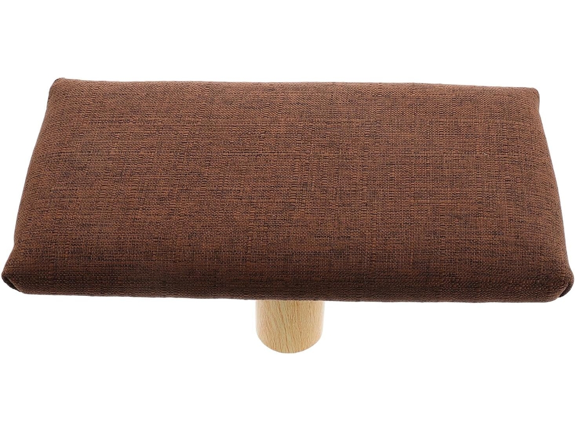 Banco de madera para relajarse con cojín, silla, izquierda