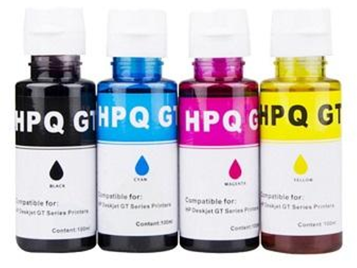 Cartucho de Tinta Amarillo Dye 90Ml para Hp 550,655,315,555,570,655,455,457