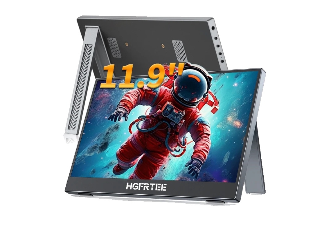 Monitor portátil, 1080p FHD, conectividad USB-C, B119 SZF06R8 OEM