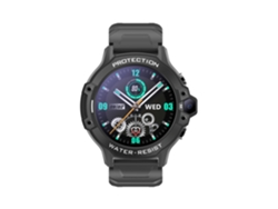 Reloj infantil MDUG con pantalla redonda, 4G, GPS y ranura para tarjeta SIM (negro)