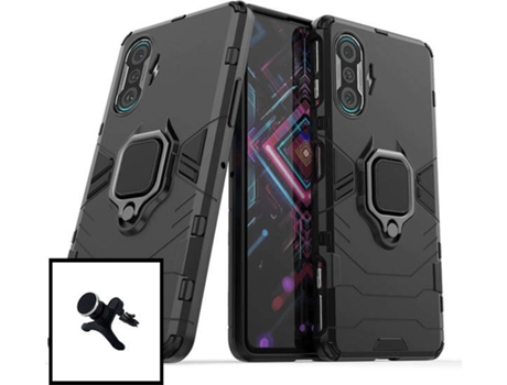 Kit Carcasa + Protector de Pantalla Xiaomi Poco F3 GT PHONECARE Negro