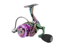 Carrete Giratorio Metálico Sk2000 Con Relación De Engranajes 5.0:1 Para Pesca En Agua Dulce Y Salada.