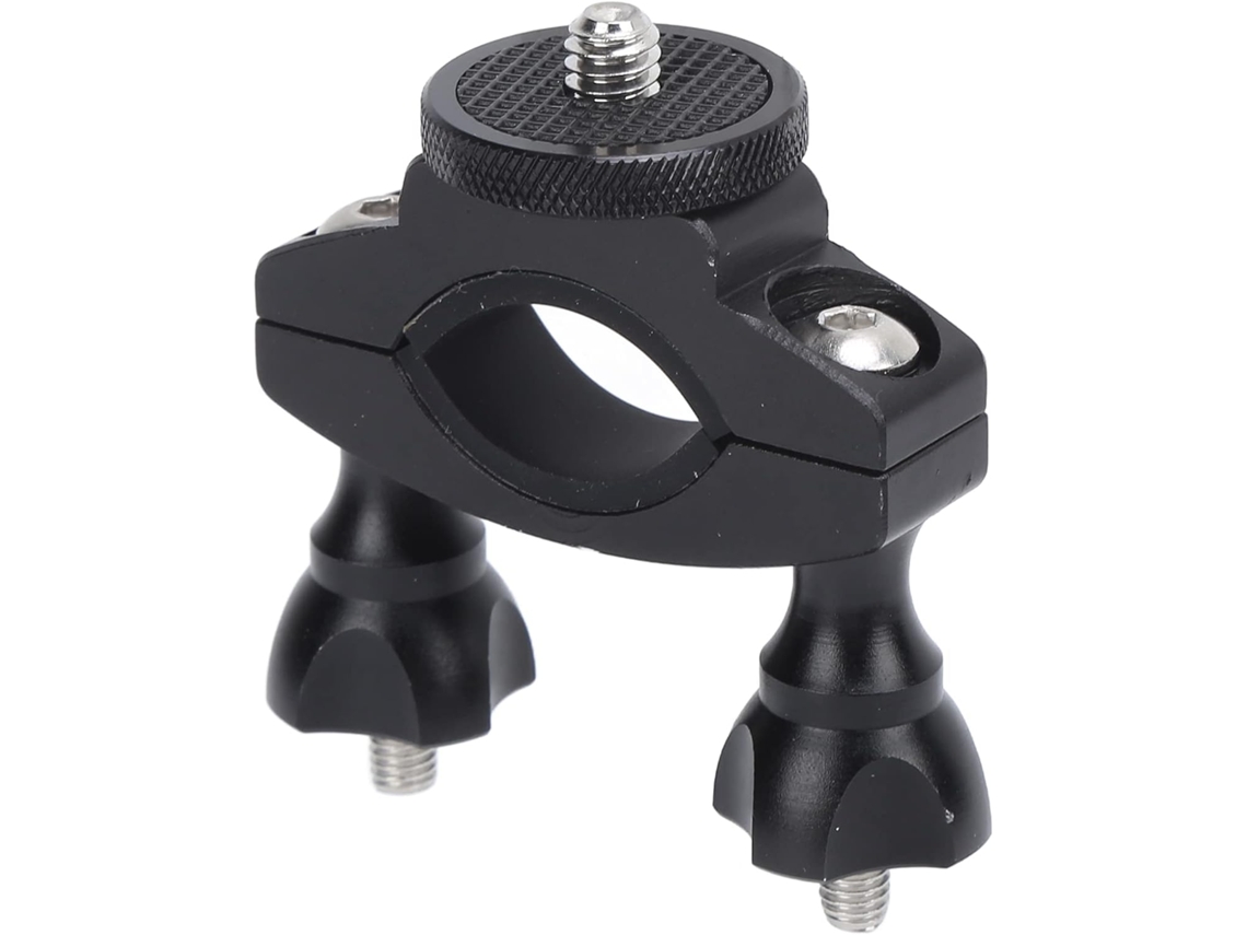 Soporte De Aluminio Para Bicicleta, Abrazadera/soporte Duradero Para Teléfonos Móviles 2, 2 12-31 Mm Negro