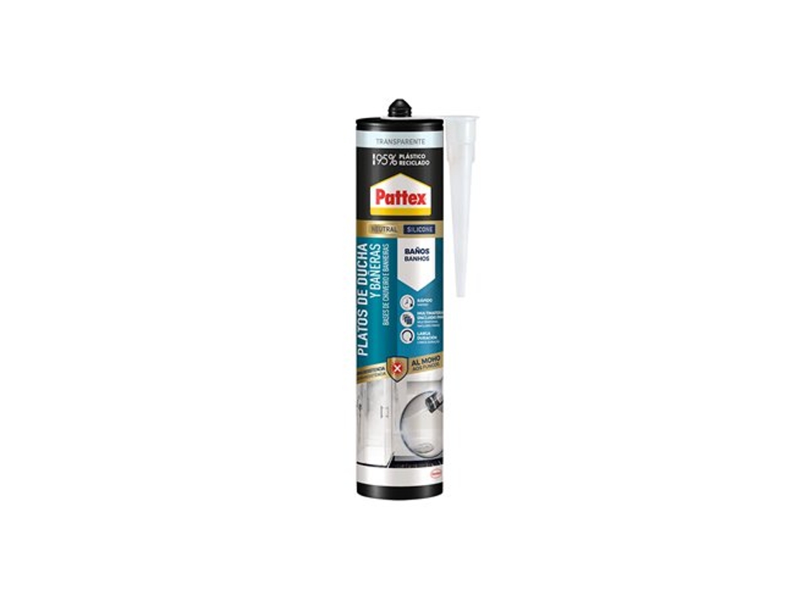 Platos de ducha y bañeras, transparente Pattex 280 ml