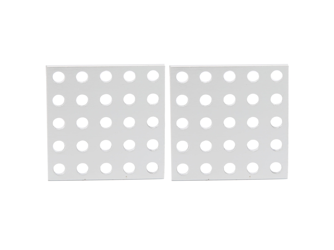 Painel de grade de alumínio 5x5 furos 40x40mm modelo 3116 0040 0040