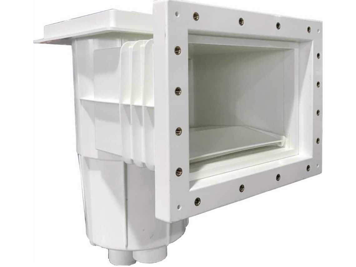 Skimmer Poolstyle 50mm con revestimiento UV: máxima eficiencia, antiincrustante, limpieza duradera y filtración superior.