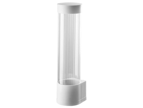 Dispensador de Vasos Blanco Ø 6-9 cm Transparente Plástico