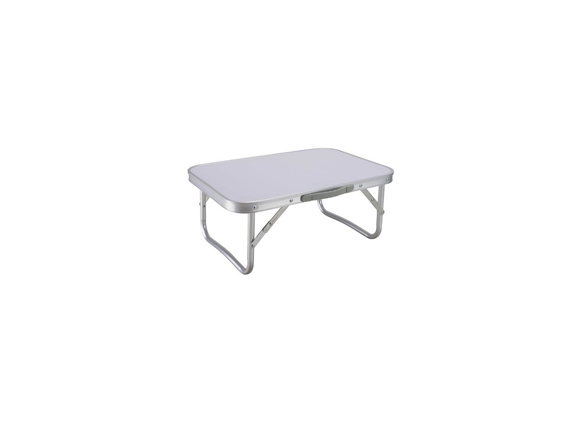 Mesa plegable blanca de verano Marbueno para camping y playa
