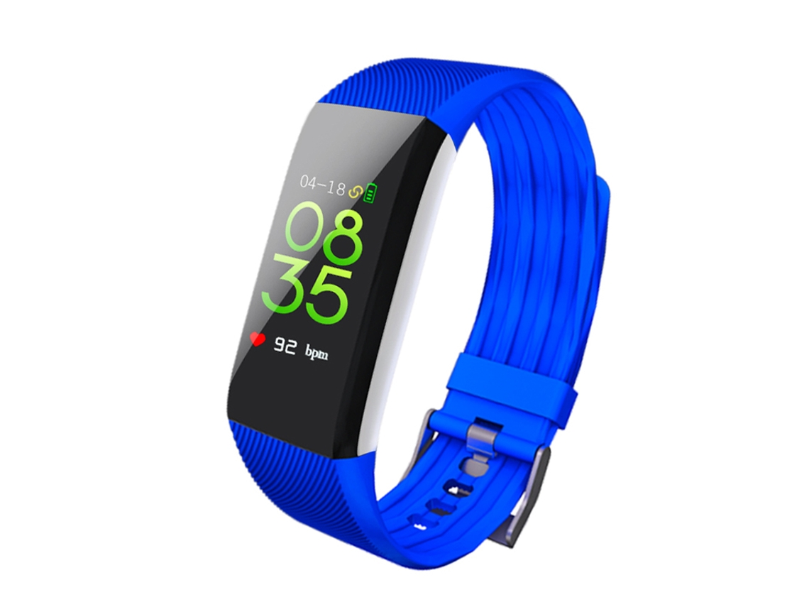 Pulsera inteligente EOOCOO con monitorización continua de la frecuencia cardíaca y Bluetooth.