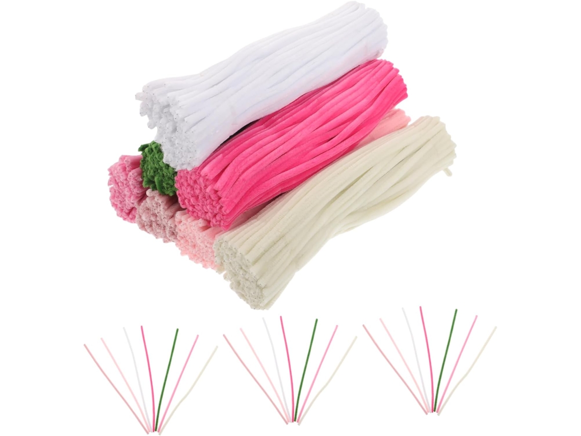 700 Limpiapipas Retorcidos De Colores Para Manualidades, Palitos De Chenilla