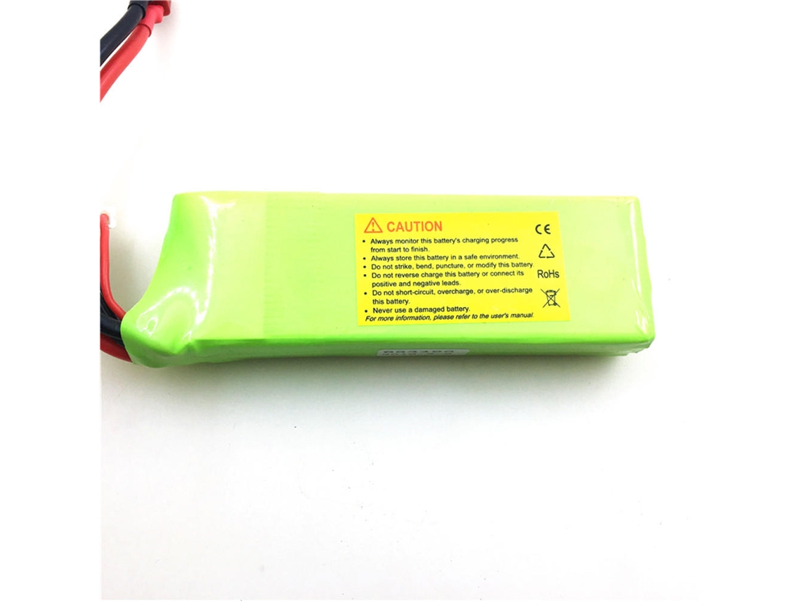 Batería de Lipo Feilun de 11,1 V, 1800 mAh, 25 C, 3 s, con conector T para barco RC sin escobillas FT012 de 24 G