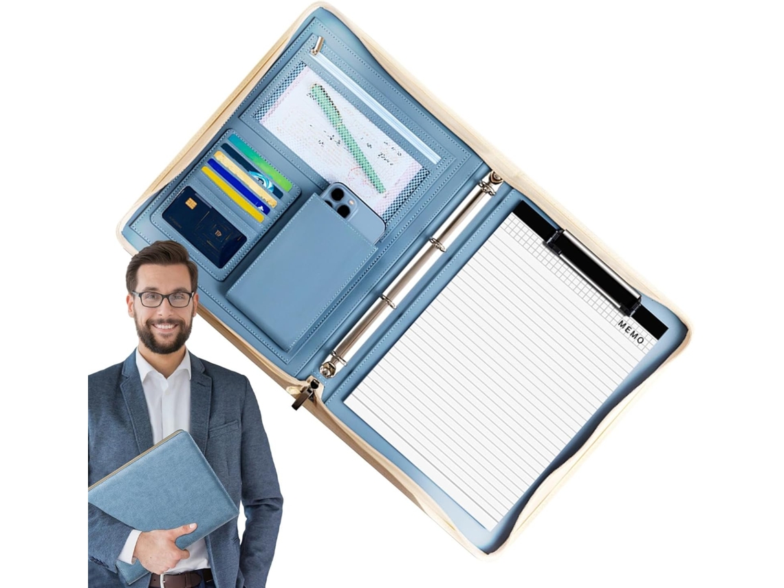 Portadocumentos De Cuero Para Hombre | Organizador De Documentos Legales