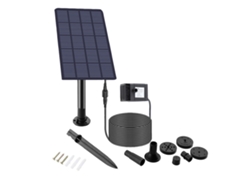 2026-fuente Solar Bomba De Agua Eléctrica 1.5w Con 4 Boquillas Para Jardín Patio Piscina Baño De Aves Decoración Exterior