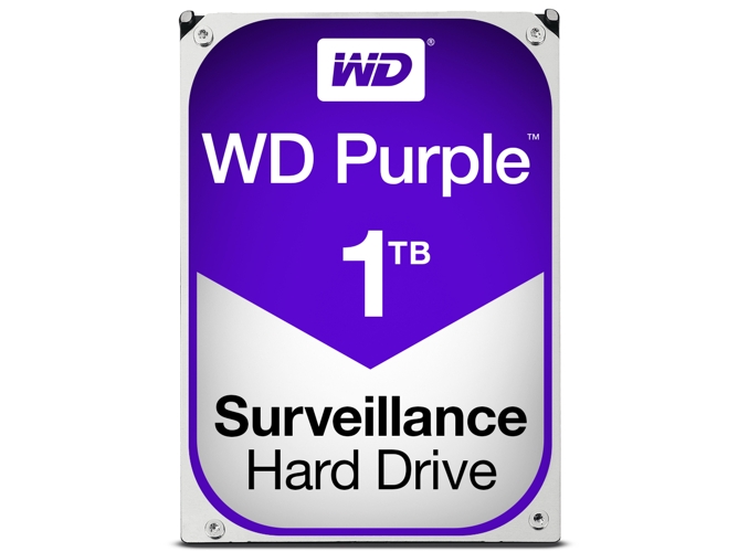 Disco HDD Interno WESTERN DIGITAL WD10PURX (1 TB - SATA - 5400 RPM)